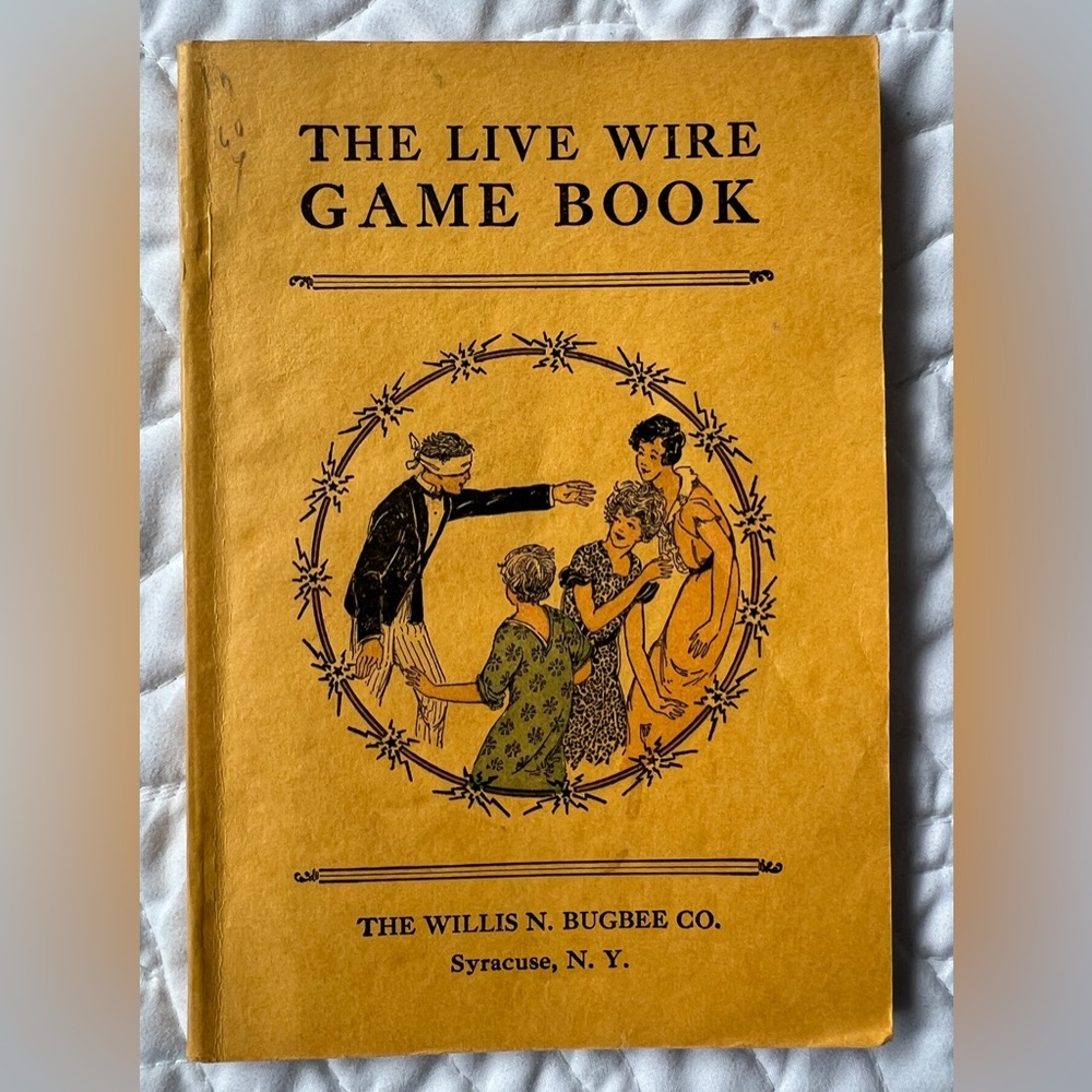 Vintage 1930 The Live Wire Game Book – Icebreaker/Team-Building/Party activity